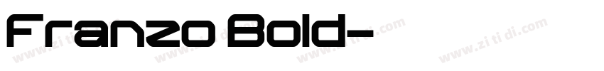 Franzo Bold字体转换